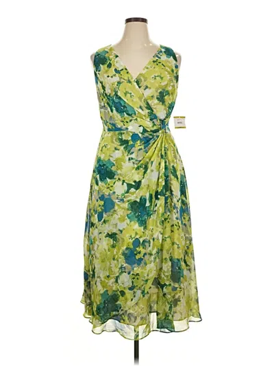 Pre-owned Kasper Cocktail Dress In Green