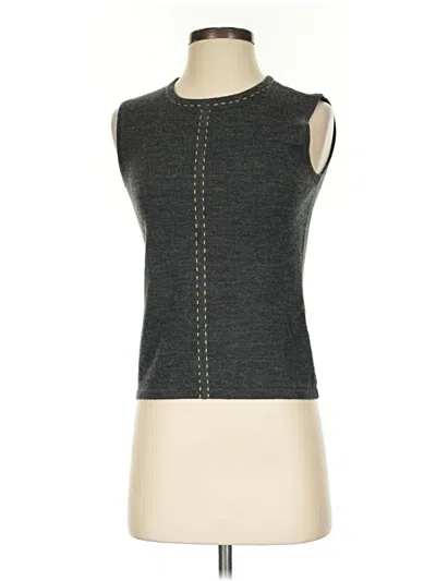 Pre-owned Kasper Sweater Vest In Gray