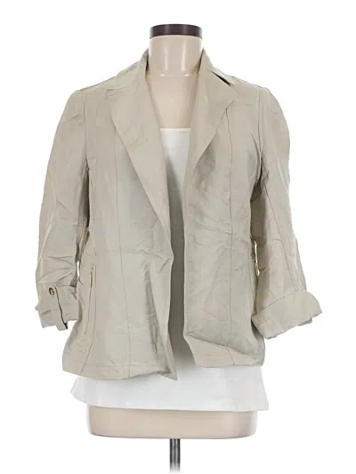 Pre-owned Kasper Trenchcoat In Ivory