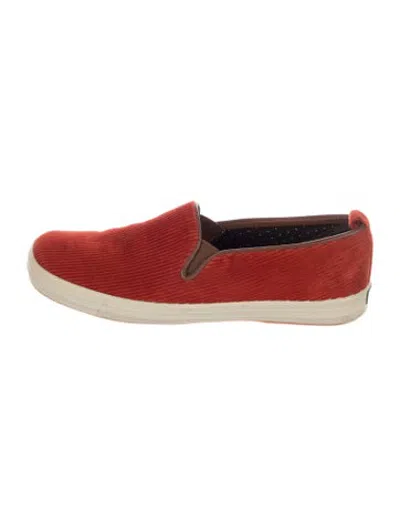 Pre-owned Kate Spade Flats In Red