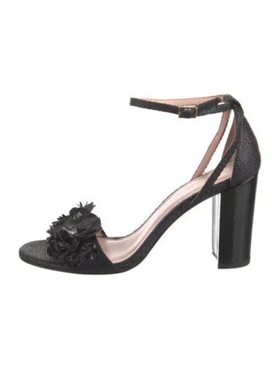 Pre-owned Kate Spade Leather Sandals In Grey