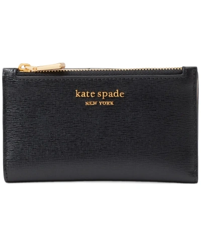 Kate Spade Morgan Saffiano Leather Wallet In Black