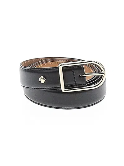 Pre-owned Kate Spade New York Leather Belt In Black
