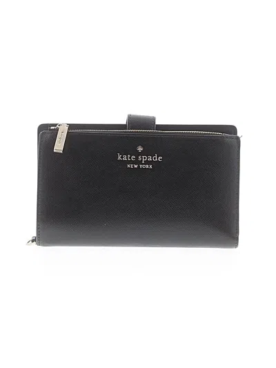 Pre-owned Kate Spade New York Leather Wallet In Black