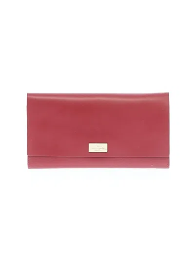 Pre-owned Kate Spade New York Leather Wallet In Burgundy