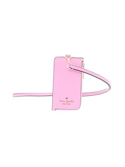 Pre-owned Kate Spade New York Leather Wallet In Pink