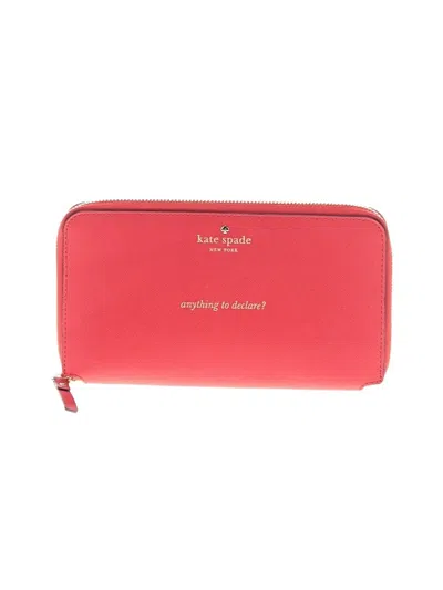 Pre-owned Kate Spade New York Wallet In Red