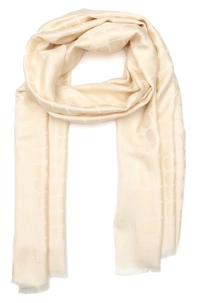 Kate Spade Noel Yarn Dyed Scarf In French Cream