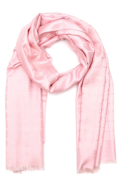 Kate Spade Noel Yarn Dyed Scarf In Pink