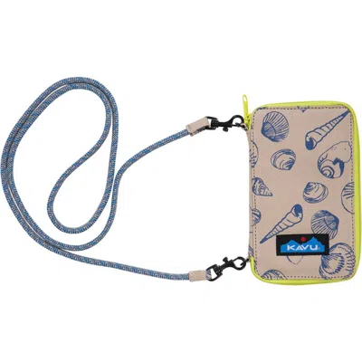 Kavu Go Time Cross Body Wallet In Blue