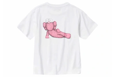 Pre-owned Kaws X Uniqlo Ut Youth Short Sleeve Graphic T-shirt (asia Sizing) White