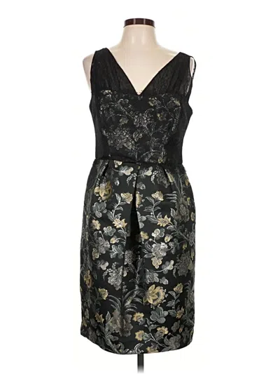 Pre-owned Kay Unger Cocktail Dress In Black