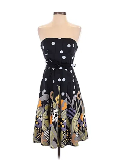 Pre-owned Kay Unger Cocktail Dress In Black