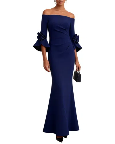 Kayla Paris Maxi Dress In Blue