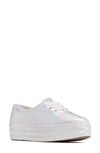 Keds Point 2 Platform Sneaker In White Canvas