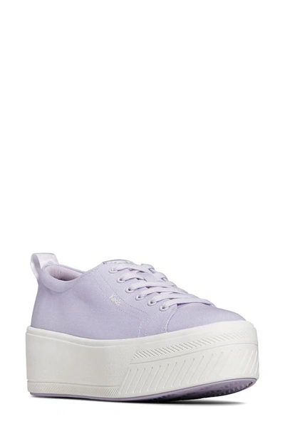 Keds Sklyer Platform Sneaker In Light/ Pastel Purple Canvas