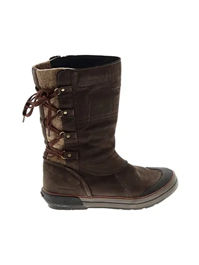 Pre-owned Keen Boots In Brown