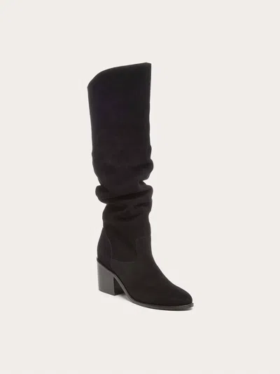 Kelsi Dagger Women's Easton Slouch Boot In Black Suede