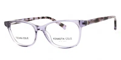Kenneth Cole Kc0326 061 Women's Glasses Purple Size 53 - Free Lenses - Blue Light Block Available In Transparent Purple