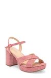 Kenneth Cole Reaction Reeva Platform Sandal In Poppy