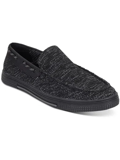 Kenneth Cole Reaction Trace Mens Soft Knit Slip On Casual Shoes In Black