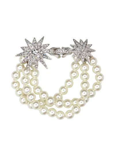 Kenneth Jay Lane Star-detail Bracelet In Metallic