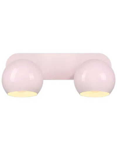 Kenroy Home Topsy 2-light Vanity In Pink