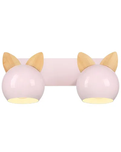 Kenroy Home Topsy 2-light Vanity In Pink