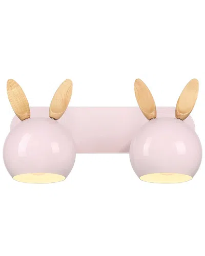 Kenroy Home Topsy 2-light Vanity In Pink