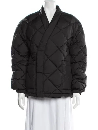 Pre-owned Kenzo Down Jacket In Black/blue