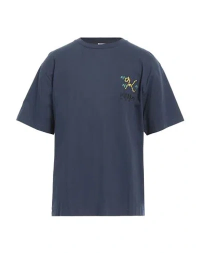 Kenzo Man T-shirt Navy Blue Size Xxl Cotton