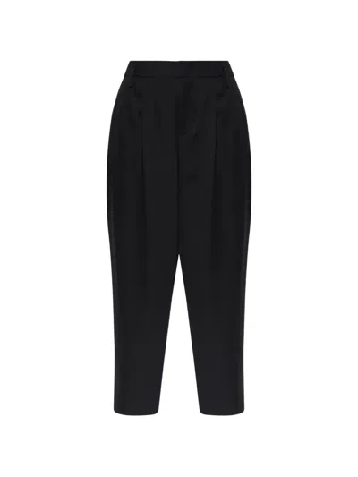 Kenzo Tailored Pleated Trousers In Black