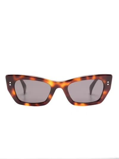 Kenzo Tortoiseshell Cat-eye Frame Sunglasses In Brown
