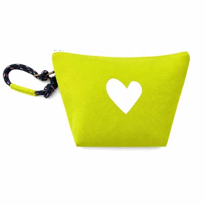 Kerri Rosenthal Women's Imperfect Heart Wristlet In Cactus In Green