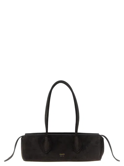 Khaite Brown Donna Large Shoulder Bag In Black