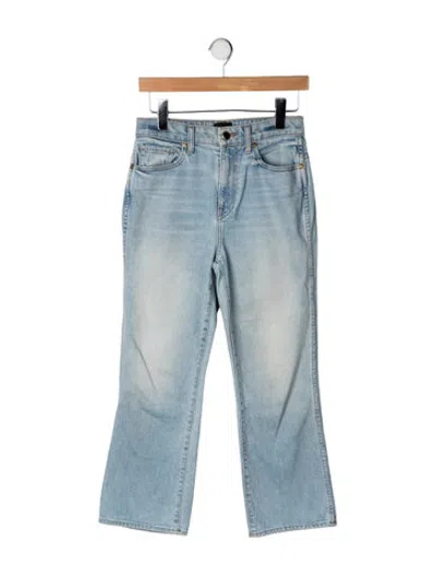 Pre-owned Khaite High-rise Flared Jeans In Blue