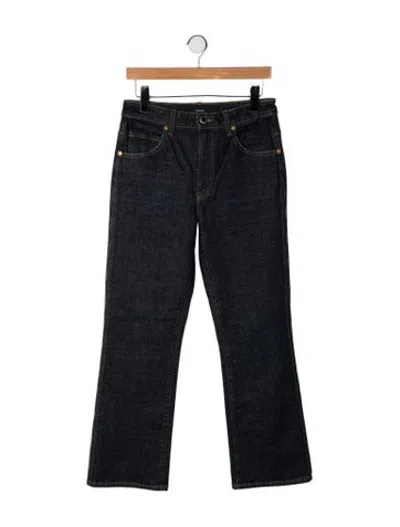 Pre-owned Khaite High-rise Flared Jeans In Blue