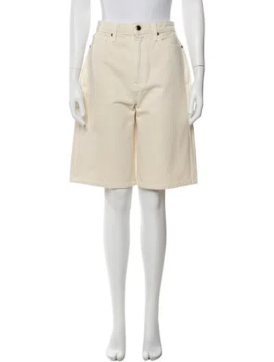 Pre-owned Khaite Knee-length Shorts In Neutrals