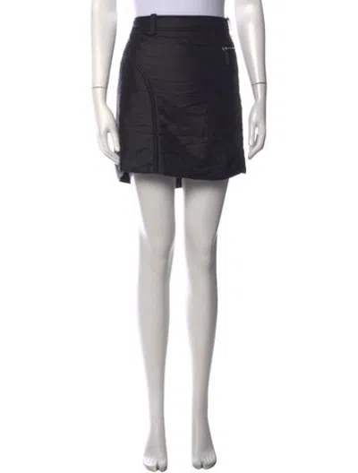 Pre-owned Khaite Mini Skirt In Black