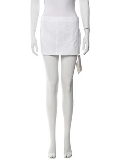 Pre-owned Khaite Mini Skirt In Neutrals