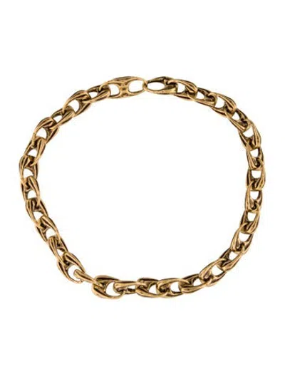 Pre-owned Khaite Olivia Chain Necklace, 16.5" In Multicolor