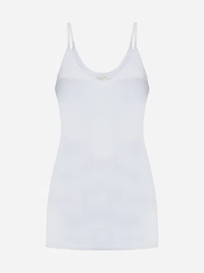 Khaite Selee Viscose Knit Top In White