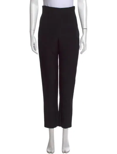 Pre-owned Khaite Straight Leg Pants In Black