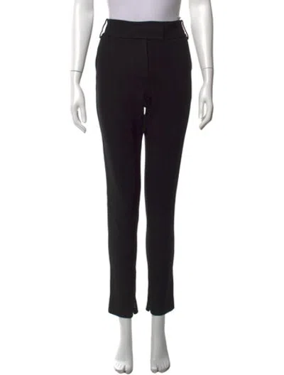 Pre-owned Khaite Straight Leg Pants In Black