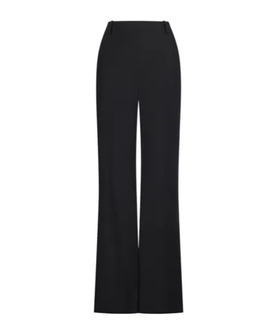 Khaite Straight-leg Casual Trousers In Black