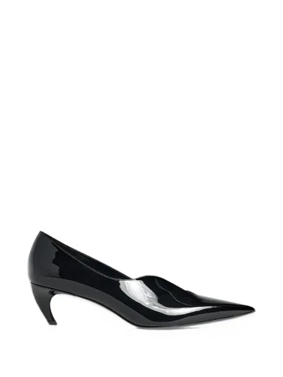 Khaite Vivien Patent-leather Pumps In Black