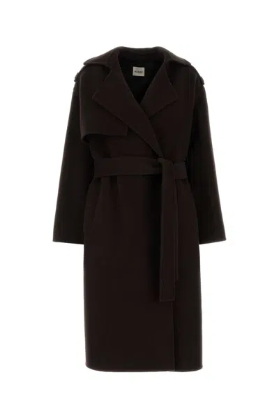 Khaite Wool Manston Jacket In Brown