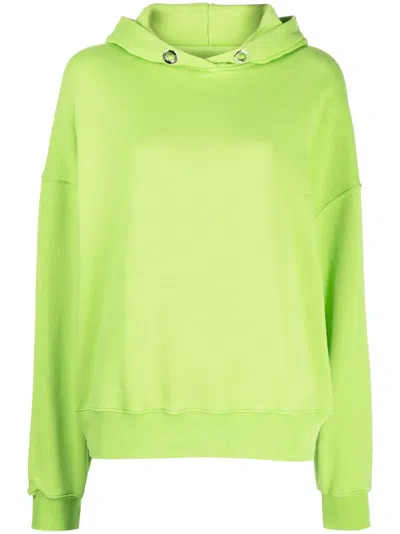 Khrisjoy Route Graphic-print Hoodie In Green