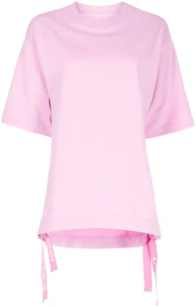 Khrisjoy Route Graphic-print T-shirt In Pink