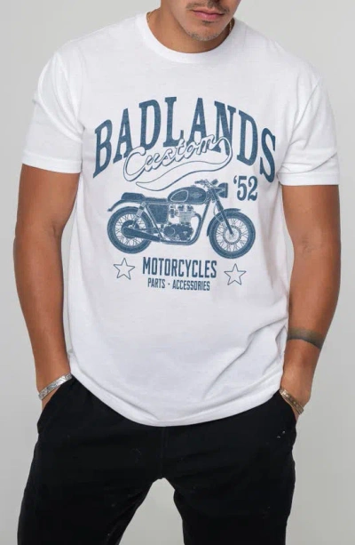 Kid Dangerous Badlands Graphic T-shirt In White